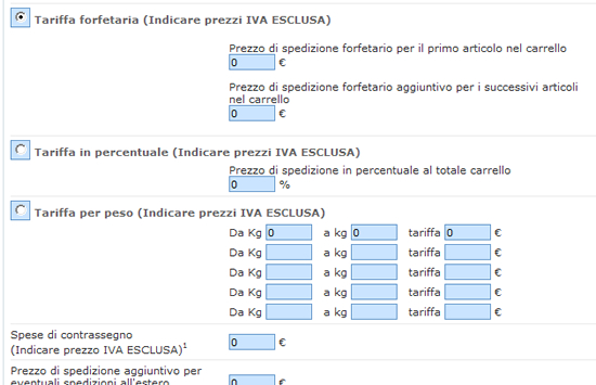 Tariffe Spedizioni Con Bartolini